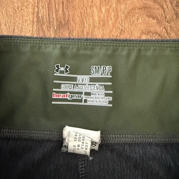 Under Armour Charcoal and Orange Capri Leggings - Picture 5 of 5